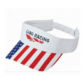 Pro Style Deluxe Cotton Twill US Flag Visor